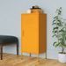 Armoire de rangement Jaune moutarde 42,5x35x101,5 cm Acier - Photo n°1