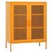 Armoire de rangement Jaune moutarde 80x35x101,5 cm Acier 2 - Photo n°1