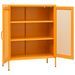 Armoire de rangement Jaune moutarde 80x35x101,5 cm Acier 2 - Photo n°4