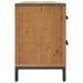 Armoire de rangement Marron 110x30x45 cm Bois de pin massif - Photo n°5