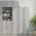 Armoire de rangement mince sonoma gris 40x42,5x225 cm - Photo n°1
