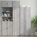 Armoire de rangement mince sonoma gris 45x42,5x225 cm - Photo n°1