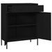 Armoire de rangement Noir 80x35x101,5 cm Acier - Photo n°5