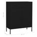 Armoire de rangement Noir 80x35x101,5 cm Acier - Photo n°10