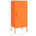 Armoire de rangement Orange 42,5x35x101,5 cm Acier 2 - Photo n°8