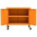 Armoire de rangement Orange 60x35x49 cm Acier - Photo n°5