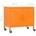 Armoire de rangement Orange 60x35x49 cm Acier - Photo n°8