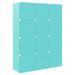 Armoire de rangement pour enfants avec 12 cubes Vert PP - Photo n°5