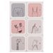 Armoire de rangement pour enfants avec 6 cubes Rose PP - Photo n°3