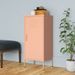 Armoire de rangement Rose 42,5x35x101,5 cm Acier - Photo n°1