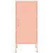 Armoire de rangement Rose 42,5x35x101,5 cm Acier - Photo n°3