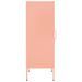 Armoire de rangement Rose 42,5x35x101,5 cm Acier - Photo n°4