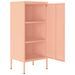 Armoire de rangement Rose 42,5x35x101,5 cm Acier - Photo n°6