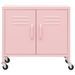 Armoire de rangement Rose 60x35x56 cm Acier - Photo n°3