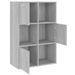 Armoire de rangement Sonoma gris 60x29,5x90 cm - Photo n°6