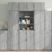 Armoire de rangement sonoma gris 70x42,5x225 cm - Photo n°1