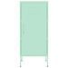 Armoire de rangement Vert menthe 42,5x35x101,5 cm Acier - Photo n°3