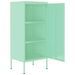 Armoire de rangement Vert menthe 42,5x35x101,5 cm Acier - Photo n°6