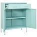 Armoire de rangement Vert menthe 80x35x101,5 cm Acier 4 - Photo n°5