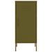 Armoire de rangement Vert olive 42,5x35x101,5 cm Acier 2 - Photo n°3