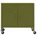 Armoire de rangement Vert olive 60x35x49 cm Acier - Photo n°3