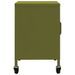 Armoire de rangement Vert olive 60x35x49 cm Acier - Photo n°4