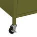 Armoire de rangement Vert olive 60x35x49 cm Acier - Photo n°8