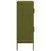 Armoire de rangement Vert olive 80x35x101,5 cm Acier 3 - Photo n°4