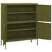 Armoire de rangement Vert olive 80x35x101,5 cm Acier 3 - Photo n°6