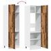 Armoire de réfrigérateur vieux bois 60x57x207cm bois ingénierie - Photo n°9