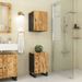 Armoire de salle de bain 38x33x58 cm bois massif de manguier - Photo n°1
