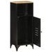 Armoire de salle de bain 40x27x90 cm fer et bois de manguier - Photo n°2