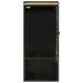 Armoire de salle de bain 40x27x90 cm fer et bois de manguier - Photo n°3