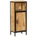 Armoire de salle de bain 40x27x90cm bois massif manguier et fer - Photo n°1