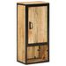 Armoire de salle de bain 40x27x90cm bois massif manguier et fer - Photo n°12