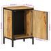 Armoire de salle de bain 40x30x60cm bois massif manguier et fer - Photo n°10