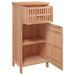 Armoire de salle de bain 42x29x82 cm Bois massif de noyer - Photo n°4