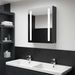 Armoire de salle de bain à miroir à LED 50x13x70 cm - Photo n°2