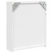 Armoire de salle de bain à miroir avec LED blanc 45x13x52 cm - Photo n°8