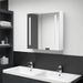Armoire de salle de bain à miroir LED Blanc brillant 62x14x60cm - Photo n°2