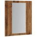 Armoire de salle de bain à miroir LED vieux bois 40x12x45 cm - Photo n°6