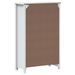 Armoire de salle de bain BERG blanc 69,5x34x110 cm pin massif - Photo n°6