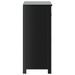 Armoire de salle de bain BERG noir 69,5x34x80 cm pin massif - Photo n°5