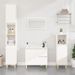 Armoire de salle de bain blanc 65x33x60 cm bois d'ingénierie - Photo n°1