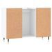 Armoire de salle de bain blanc 80x33x60 cm bois d'ingénierie - Photo n°7