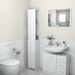 Armoire de salle de bain Blanc brillant 25x25x170 cm - Photo n°2