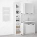 Armoire de salle de bain blanc brillant 32x34x188,5 cm - Photo n°4