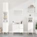 Armoire de salle de bain blanc brillant 65x33x60 cm - Photo n°2