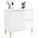 Armoire de salle de bain blanc brillant 65x33x60 cm - Photo n°5