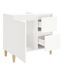 Armoire de salle de bain blanc brillant 65x33x60 cm - Photo n°6